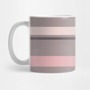 A fine batter of Dirty Purple, Grey, Pale Pink and Pale Chestnut stripes. Mug